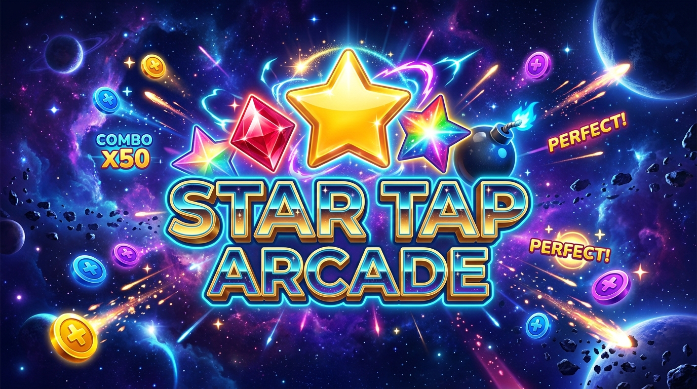 Star Tap Arcade Game Oficial Banner
